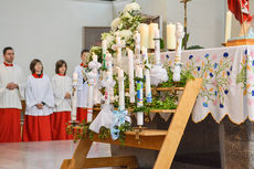 Feier der 1. Heiligen Kommunion in Sankt Maria (Foto: Michael Bohl)